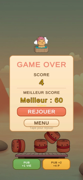 Fin de partie et meilleur score