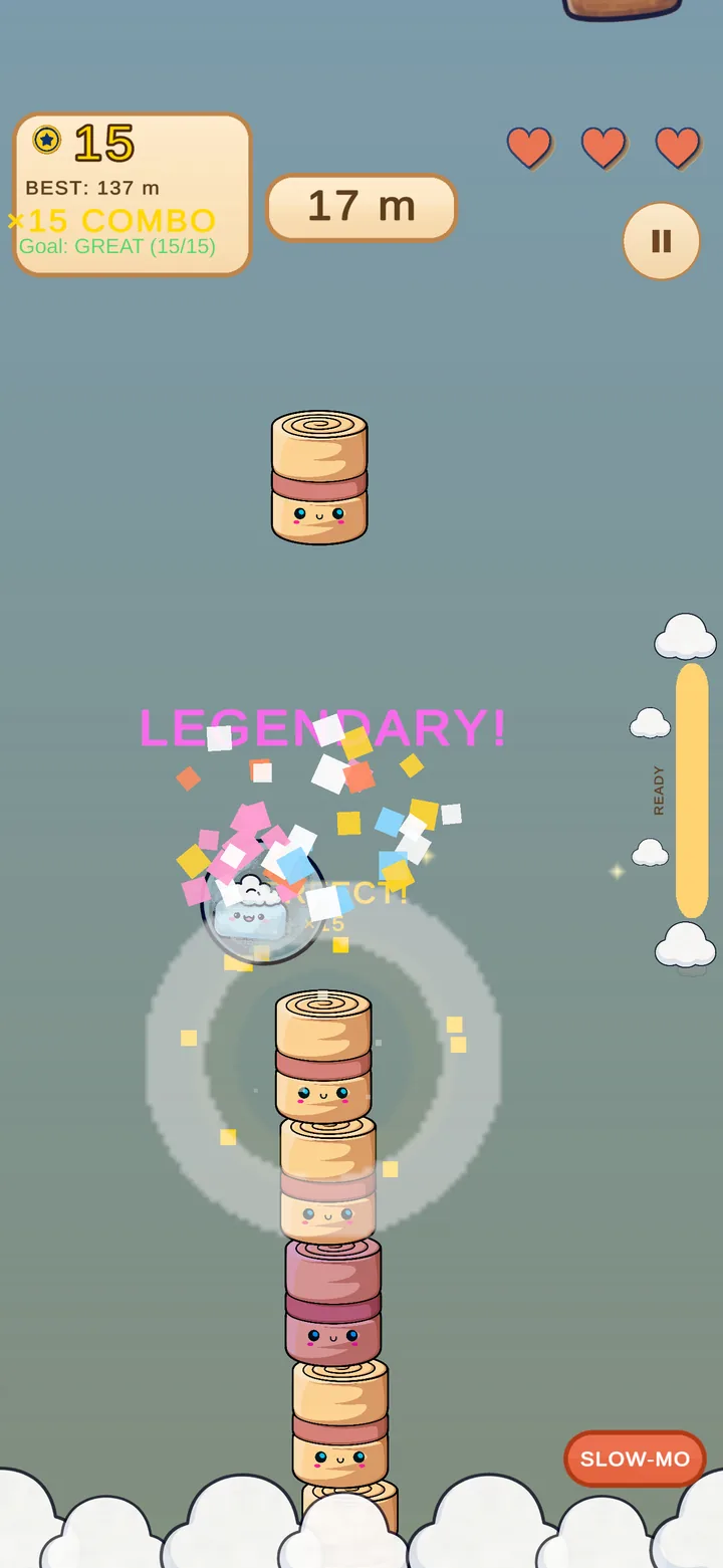 A LEGENDARY drop: confetti and the mastery gauge