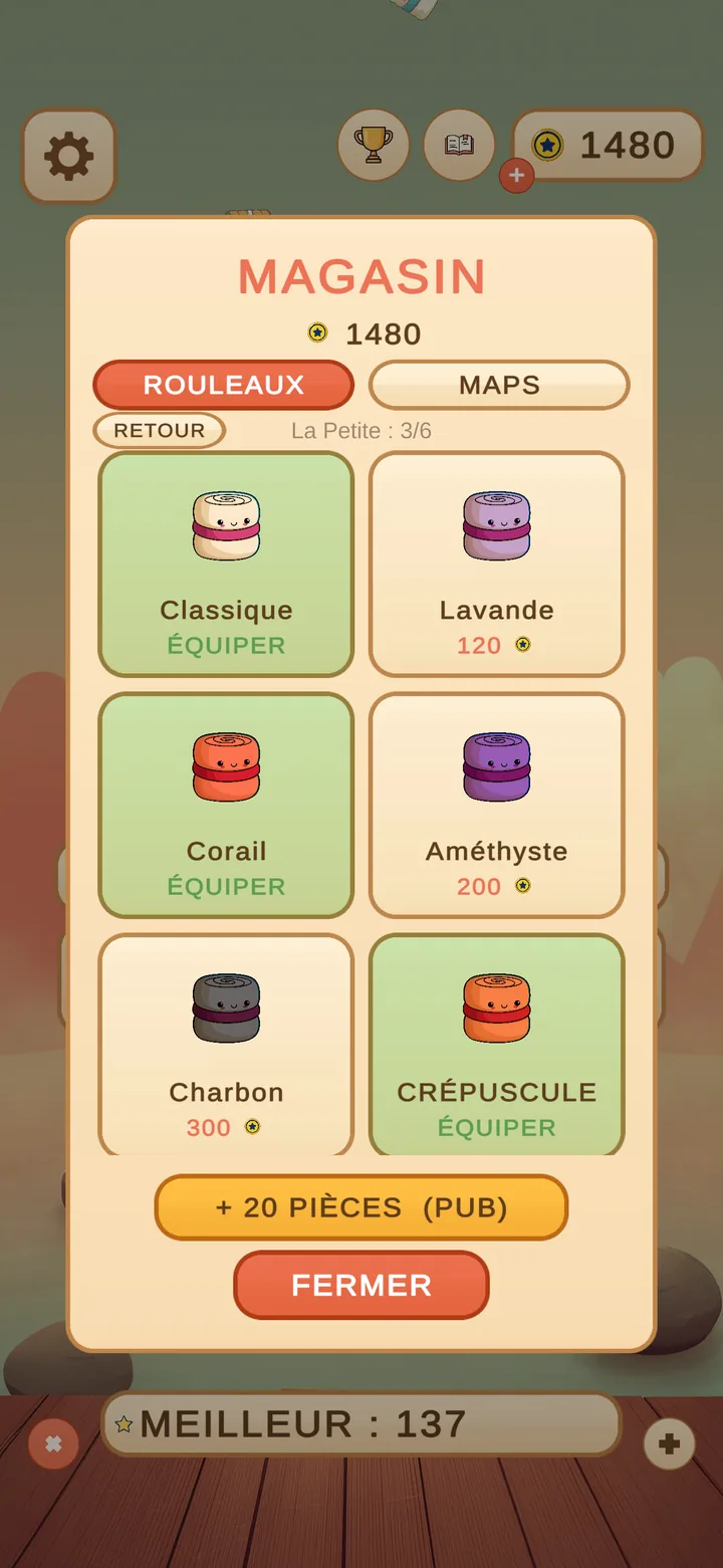 La boutique de rouleaux